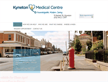 Tablet Screenshot of kynetonmedical.com.au
